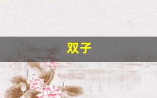 双子(双子塔)