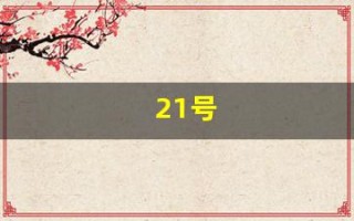 21号(21号三体综合症)