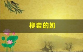 柳岩的奶