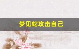 梦见蛇攻击自己(梦见蛇冲自己扑过来)