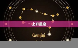 上升星座(上升星座是什么意思怎么查)